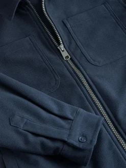 Best Next Navy Corduroy Zip Overshirt (3-16yrs)