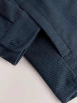 Best Next Navy Corduroy Zip Overshirt (3-16yrs)