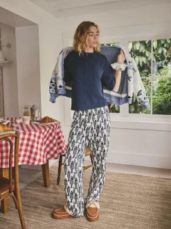 Best Next Navy Fish Cotton Short Sleeve Pyjamas