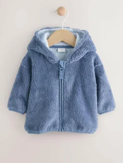 Online Next Fleece Zip Through Baby Jacket (0mths-2yrs) Navy