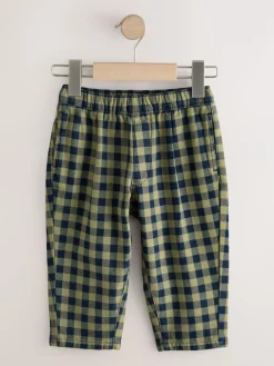 Sale Next Barrel Pull On Trousers (3mths-7yrs) (3mths-7yrs) Navy Gingham