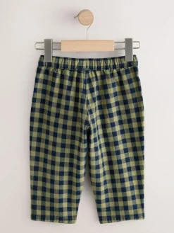 Sale Next Barrel Pull On Trousers (3mths-7yrs) (3mths-7yrs) Navy Gingham