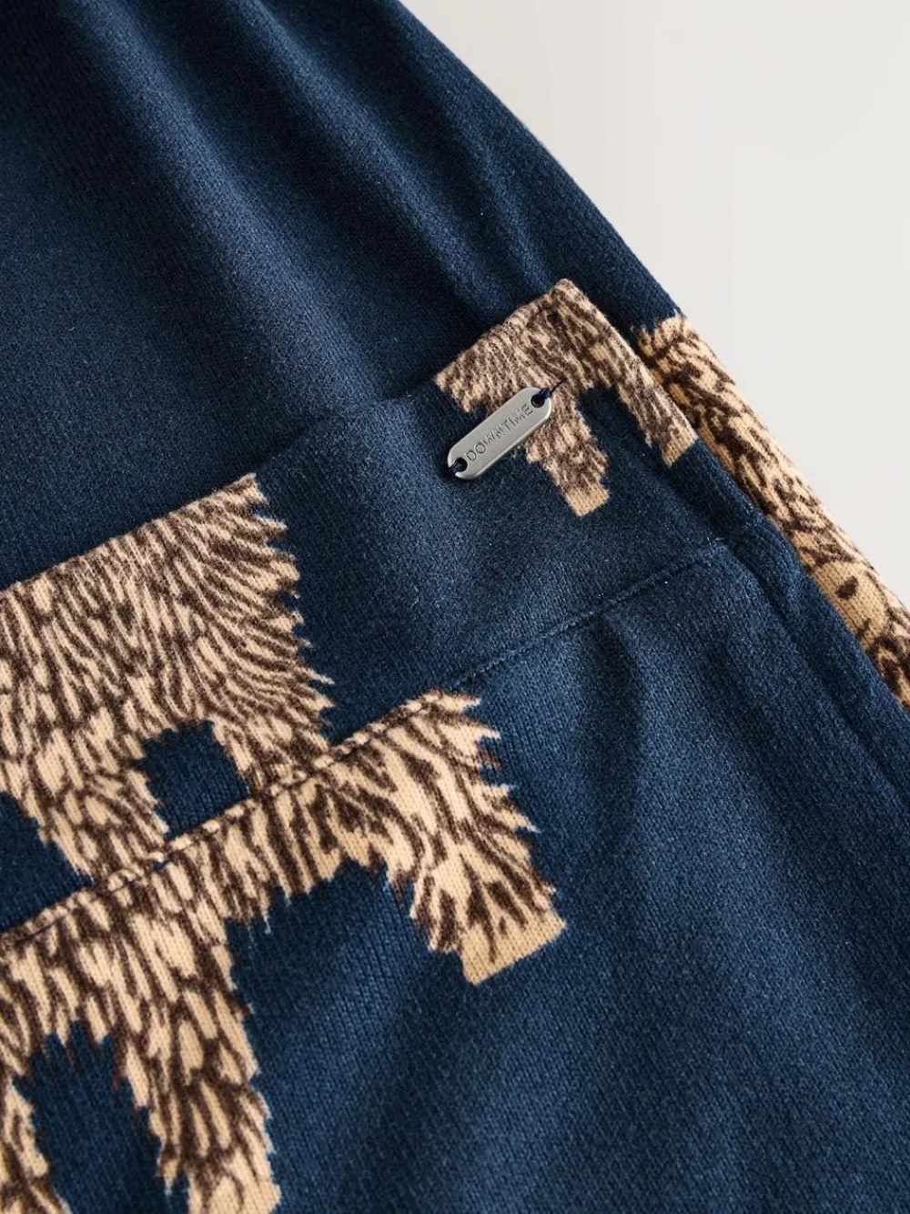 Discount Next Navy Hamish The Highland Cow Cosy Lightweight Dressing Gown