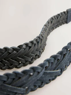 Next Hand Plaited Leather Belt^Women Belts