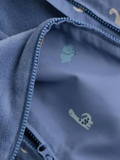 Next Navy Hooded Nylon Baby All-In-One (0mths-2yrs)