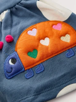 Next Navy Ladybird Long Sleeve Peplum Top and Leggings Set (3mths-7yrs)^ Baby Girls|Tops