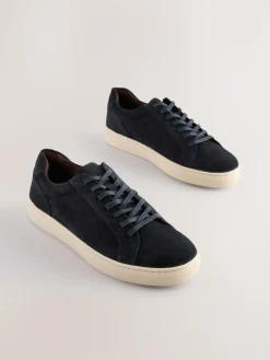 Sale Next Leather Trainers Navy