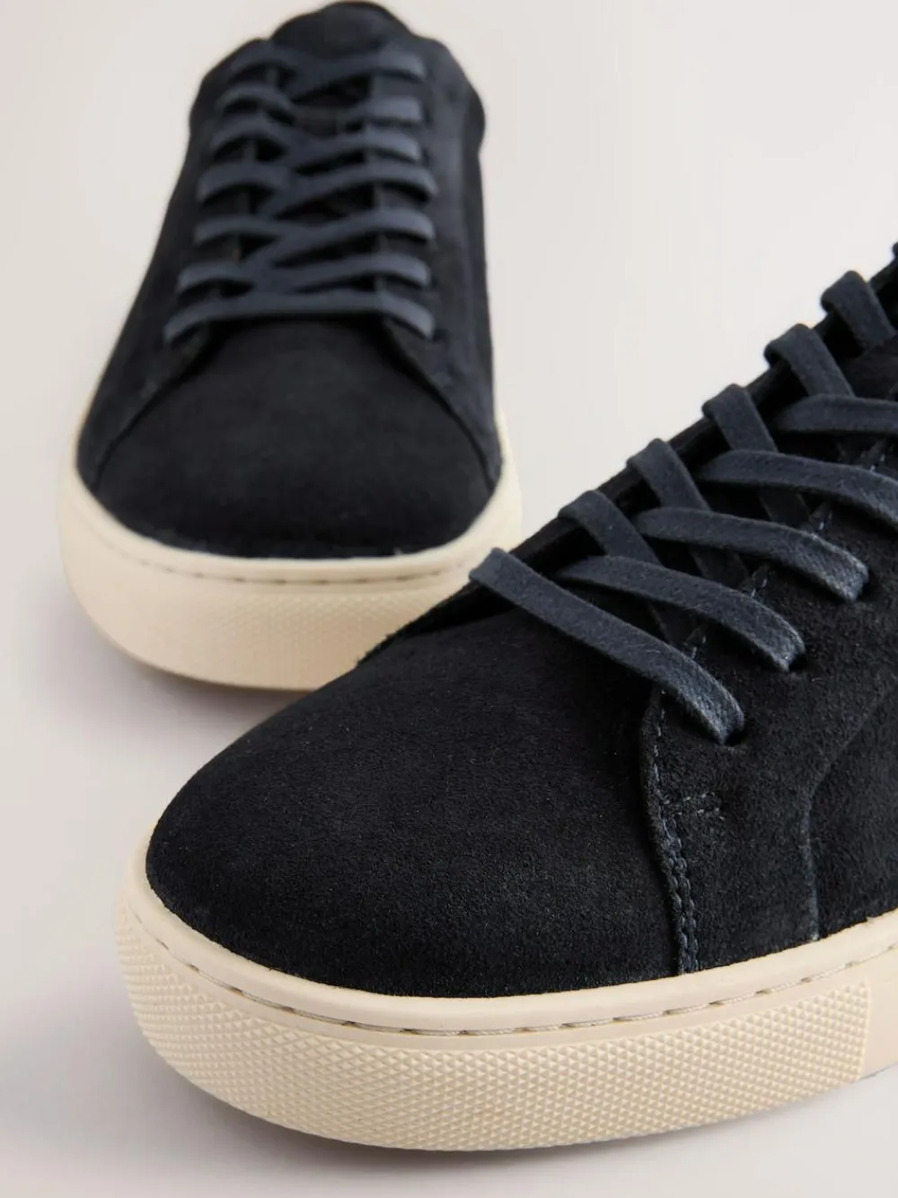 Sale Next Leather Trainers Navy