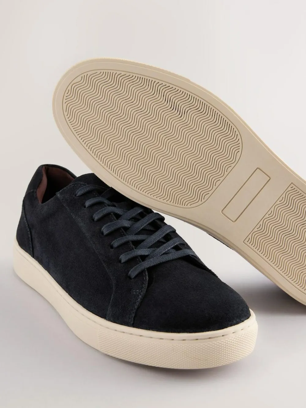 Sale Next Leather Trainers Navy