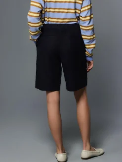 Next Linen Blend Knee Shorts^Women Shorts