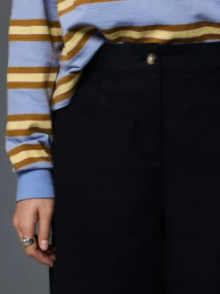 Next Linen Blend Knee Shorts^Women Shorts