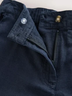 Next Linen Blend Knee Shorts^Women Shorts