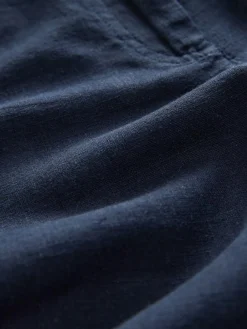 Next Linen Blend Knee Shorts^Women Shorts