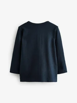 Next Long Sleeve Henley Neck T-Shirt (3mths-7yrs)^BOY T-Shirts