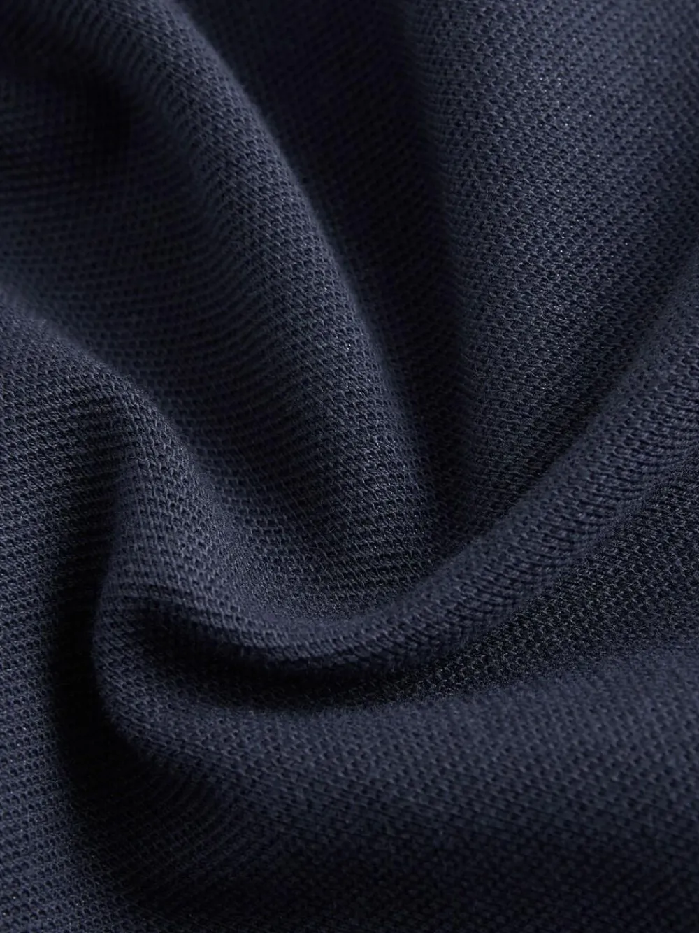 Next Navy Long Sleeve Polo Shirt (3-16yrs)^BOY Tops