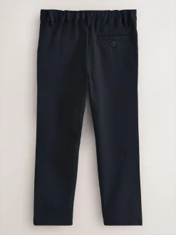 Clearance Next Longer Leg Regular Waist School Trousers (3-17yrs) Navy