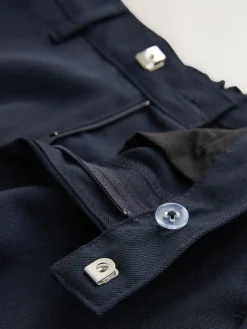 Clearance Next Longer Leg Regular Waist School Trousers (3-17yrs) Navy