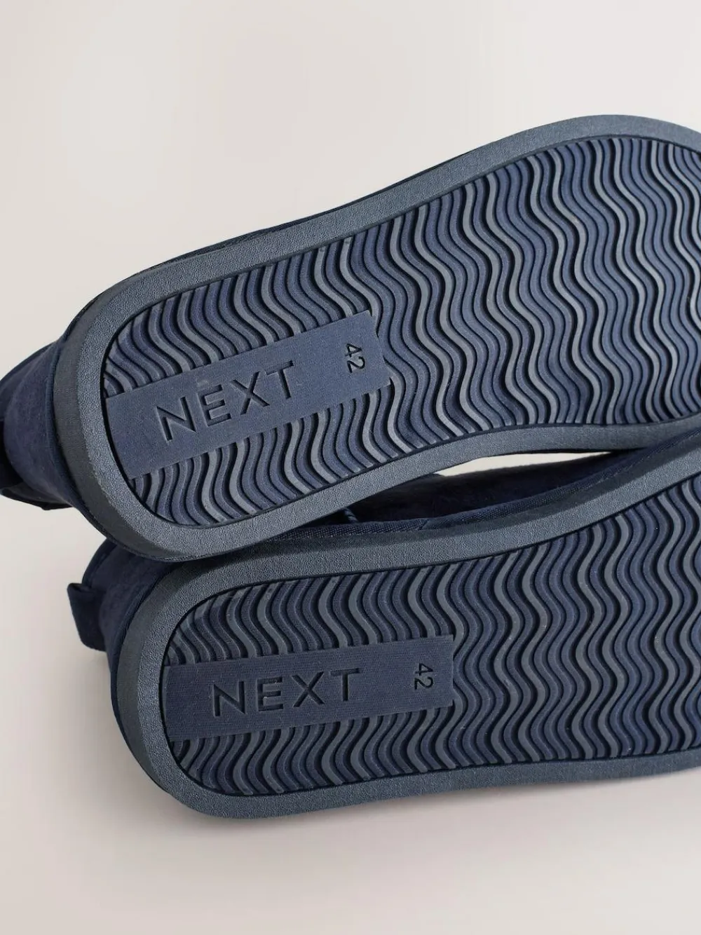 Hot Next Microsuede Boot Slippers Navy