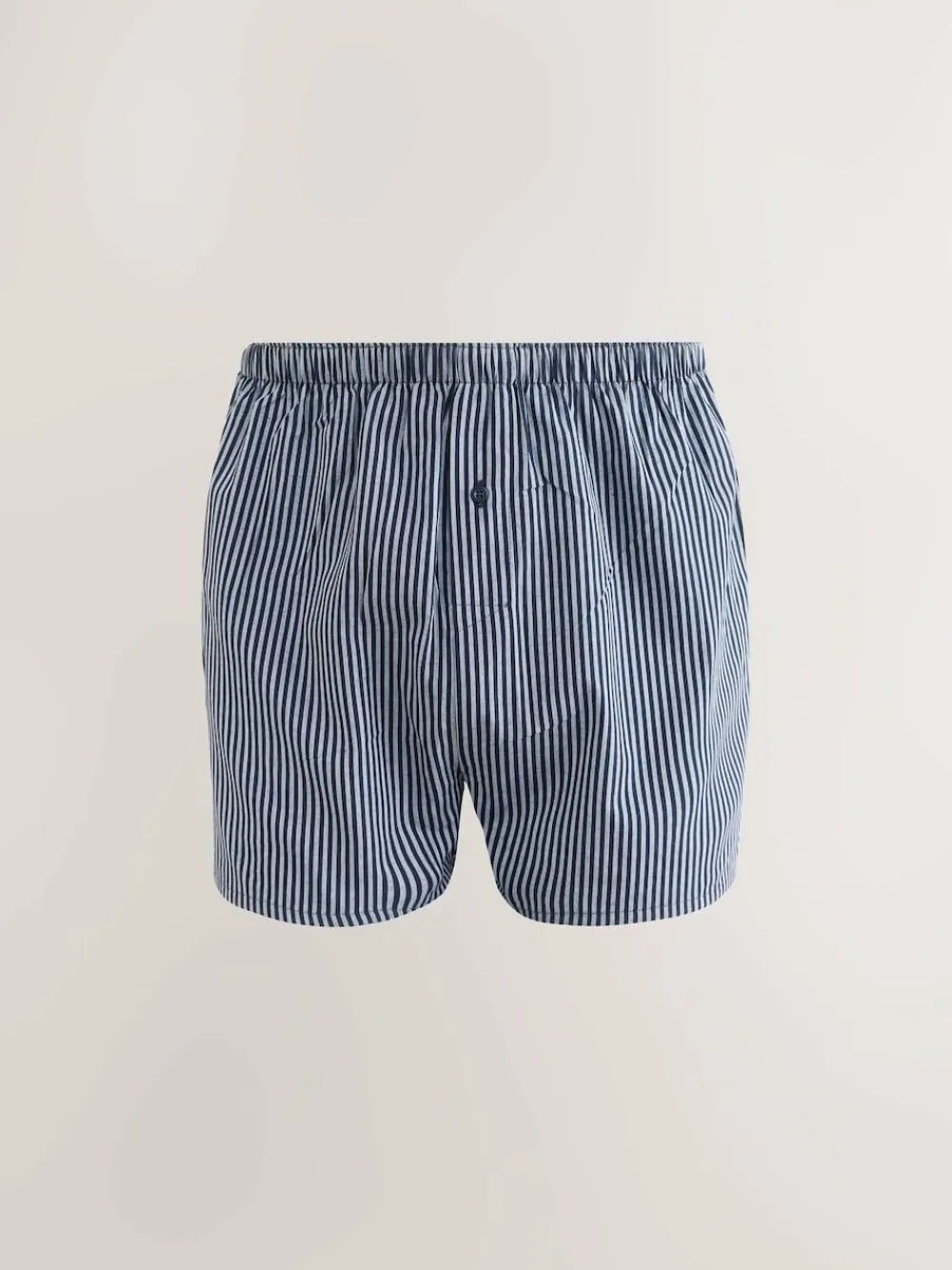 Next Navy Mixed Pattern 8 pack Woven Pure Boxers