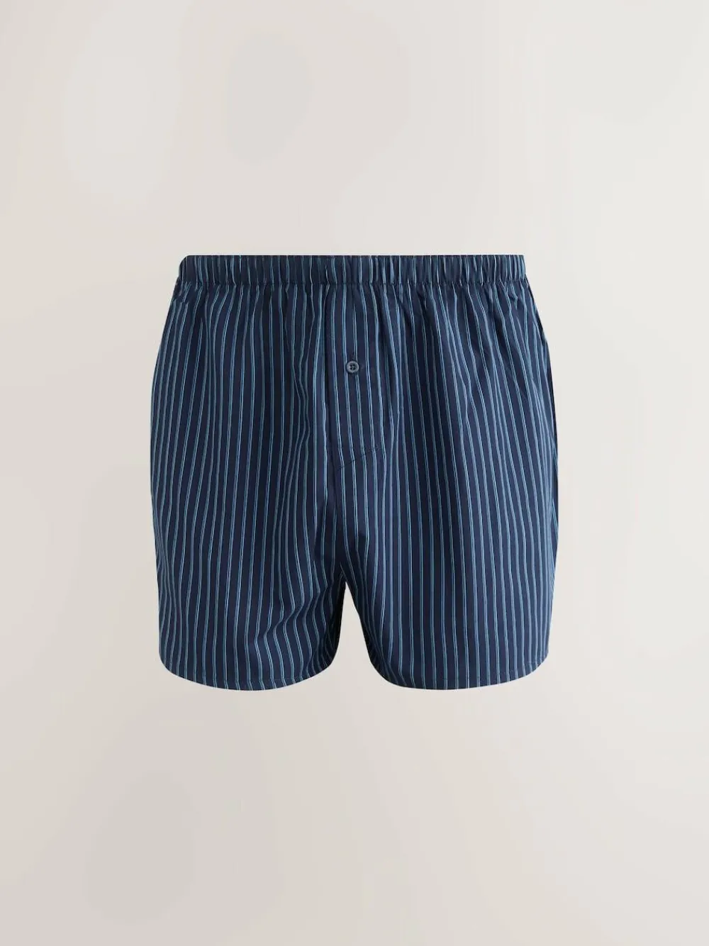 Next Navy Mixed Pattern 8 pack Woven Pure Boxers