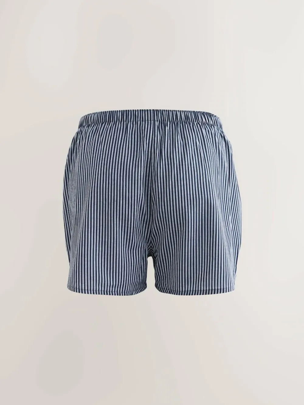 Next Navy Mixed Pattern 8 pack Woven Pure Boxers