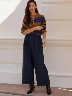 Next N. Premium Herringbone Culottes With Wool^Women Pants