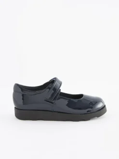 Best Next Junior School Mary Jane Shoes Navy Patent