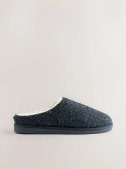 Outlet Next Navy Patterned Slippers