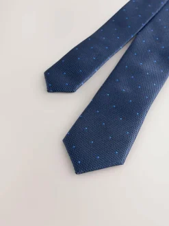 Next Navy Polka Dot Tie (3-16yrs)