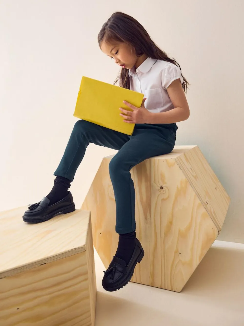 Next Pull-On Cotton Rich Stretch School Trousers (3-16yrs)^ Pants & Leggings|Pants & Leggings