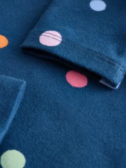 Discount Next Navy Rainbow Spot Long Sleeve Roll Neck Top (3mths-7yrs)