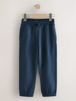 New Next Regular Fit Basic Joggers 5 Pack (3-16yrs) Navy