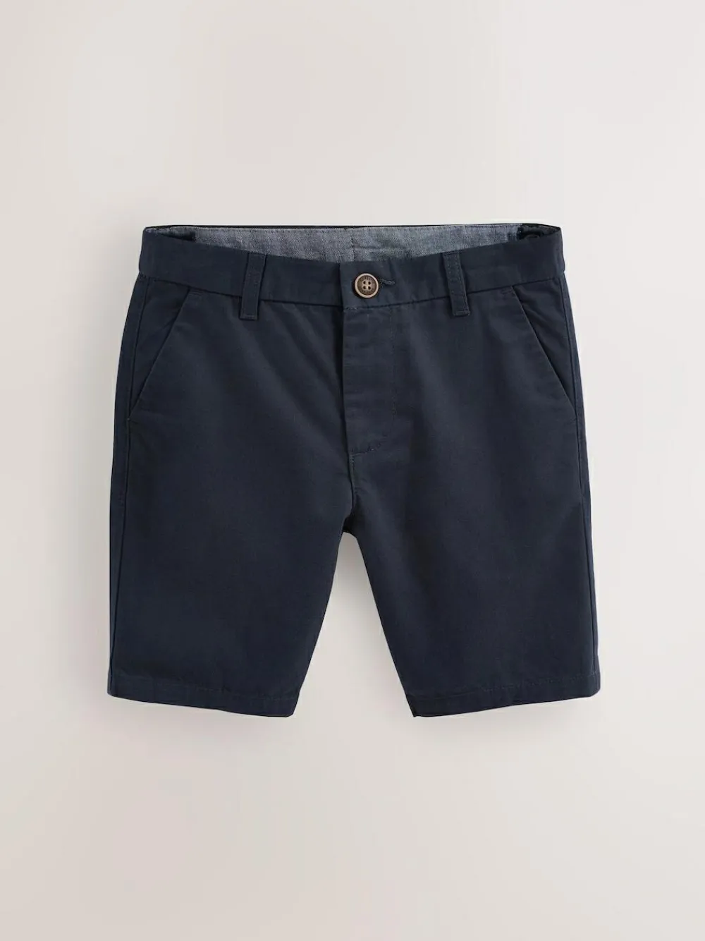 Next Navy Regular Fit Chino Shorts (3-16yrs)