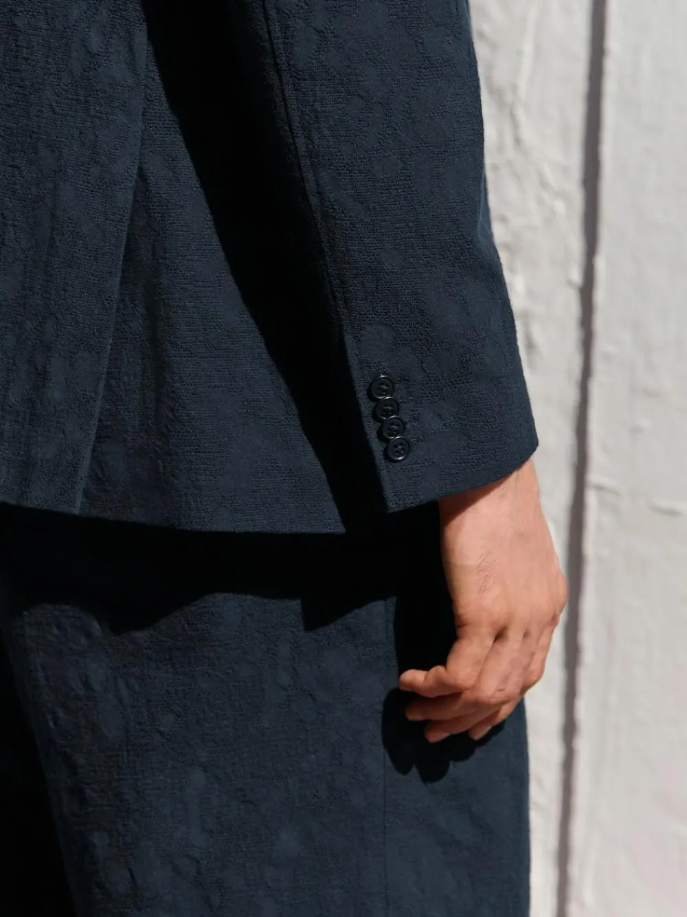 Best Next Navy Regular Fit Nova Fides Italian Fabric Crochet Pattern Suit Jacket