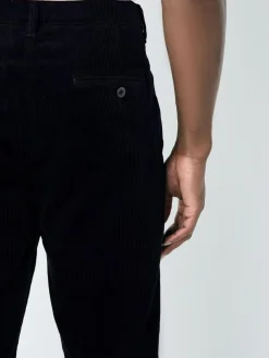 Next Regular Tapered Fit Corduroy Single Pleated Trousers^ Pants & Chinos