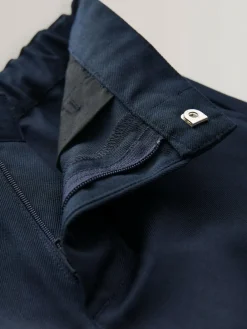 New Next Regular Waist Straight Leg School Trousers (3-17yrs) Navy