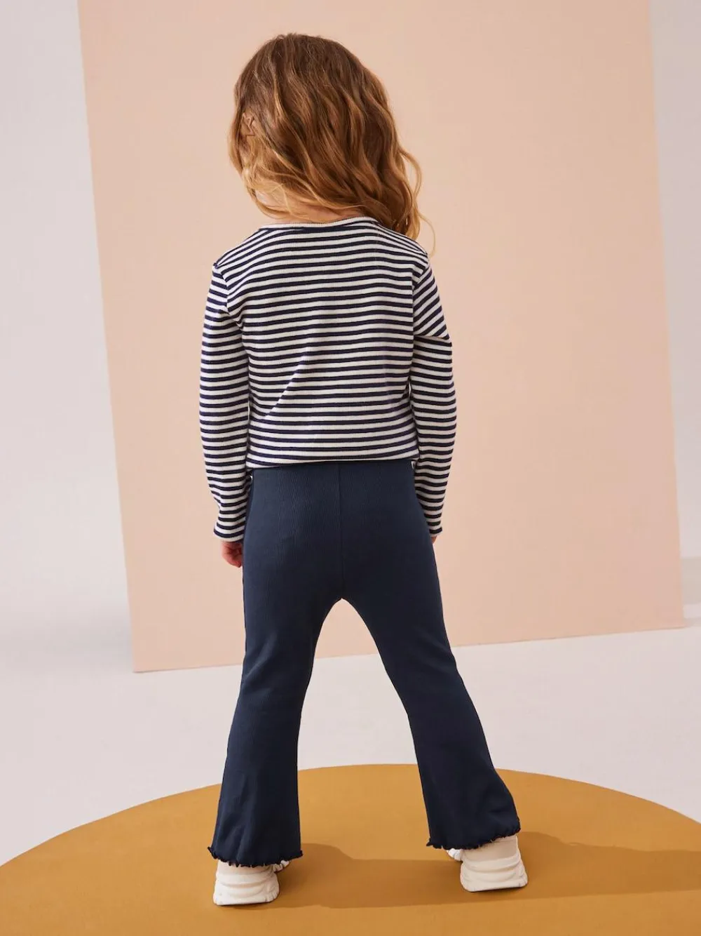 Next Navy Rib Flare Leggings (3mths-7yrs)^ Pants & Leggings|Pants & Leggings