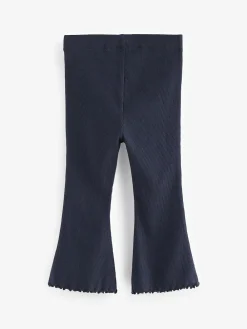 Next Navy Rib Flare Leggings (3mths-7yrs)^ Pants & Leggings|Pants & Leggings