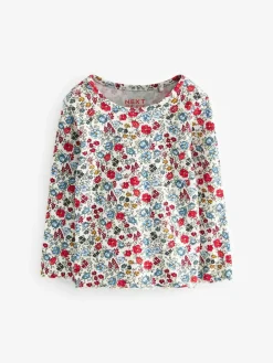 Next Ribbed Long Sleeve Tops 5 Pack (3mths-7yrs)^ Tops|T-Shirts