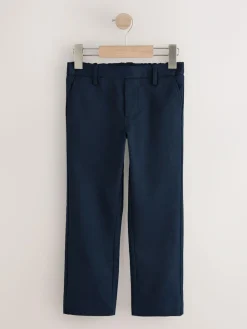 Next School Pull On Waist Straight Trousers (3-17yrs)^BOY Pants & Chinos|Tznius Pants