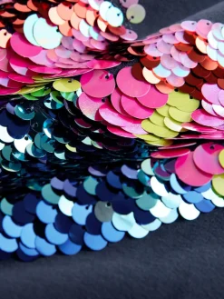 Outlet Next Navy Sequin Heart Jumper Dress (3-16yrs)