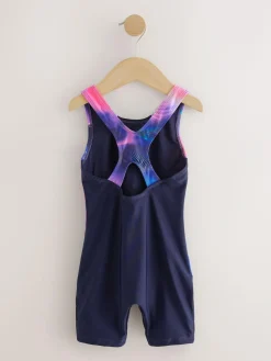 Next Navy Short Performance Swimsuit (3-16yrs)^ Swimwear