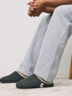 Clearance Next Navy Signature Harris Tweed Mule Slippers