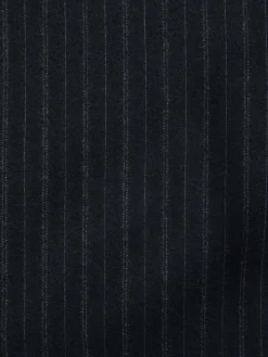 New Next Navy Signature Stripe Empire Mills British 100% Wool Suit Jacket