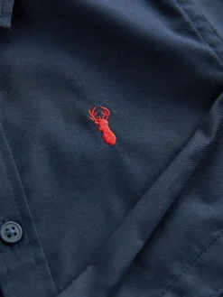 New Next Navy Single Oxford Shirt (3-16yrs)