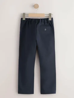 Hot Next Skinny School Formal Stretch Pull On Waist Trousers (3-17yrs) Navy
