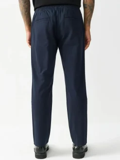 Next Slim Fit Pleated Stretch Chinos Trousers With Elasticated Waist^ Nightwear|Pants & Chinos