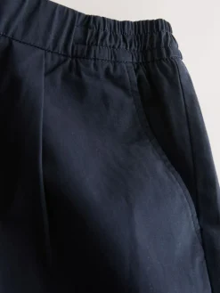 Next Slim Fit Pleated Stretch Chinos Trousers With Elasticated Waist^ Nightwear|Pants & Chinos