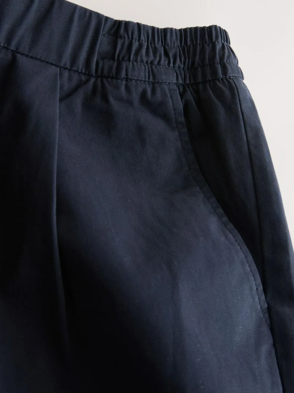 Next Slim Fit Pleated Stretch Chinos Trousers With Elasticated Waist^ Nightwear|Pants & Chinos