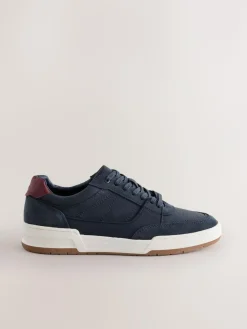 Hot Next Smart Casual Trainers with Suede Trim Navy